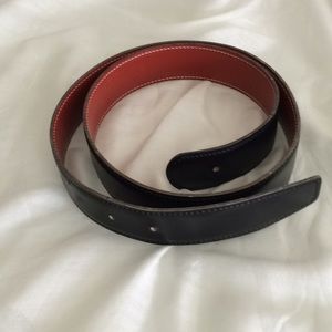 Hermès black/brown reversible belt